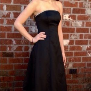 NWT Strapless Rhinestone Embellished Dress